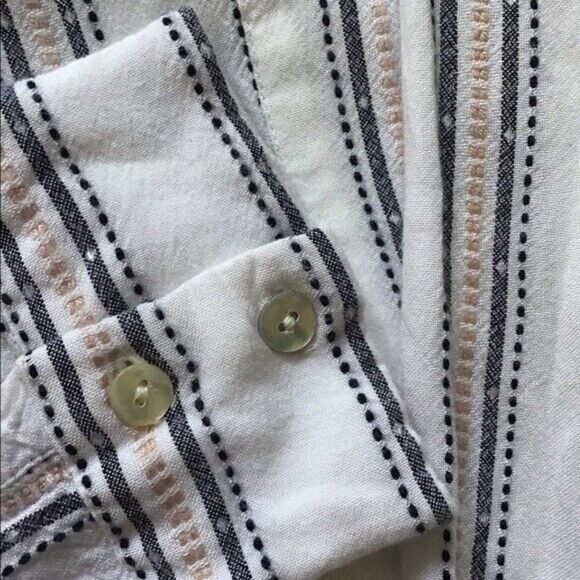 Chaser button down long sleeve white Top Size Medium. - Picture 5 of 5